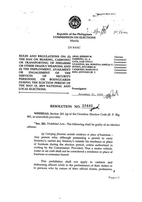 comelec resolution 10446|Comelec Website .